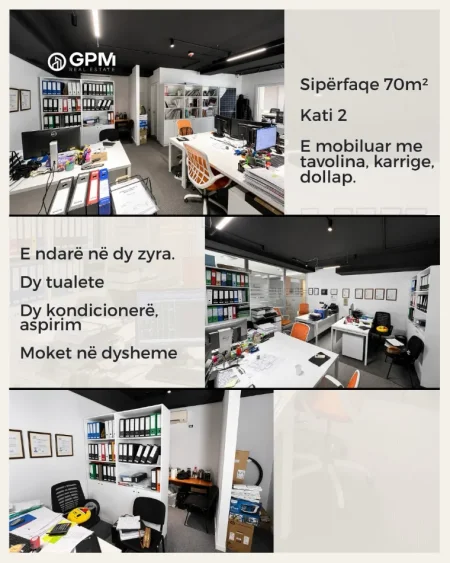 Jepet zyrë me qira në Tiranë, në një nga zonat më të kërkuara dhe të frekuentuara të kryeqytetit. Ambienti ofrohet i mobiluar dhe gati për të nisur pu