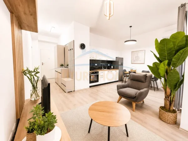 Tirane, jepet me qera apartament 1+1 Kati 6, 700 m² 550 € (Kompleksi Mangalem, Alidemi)