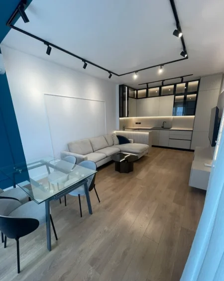 Tirane, jepet me qera 1+1 Kati 8, 70 m² 800 € (Kompleksi Erli)
