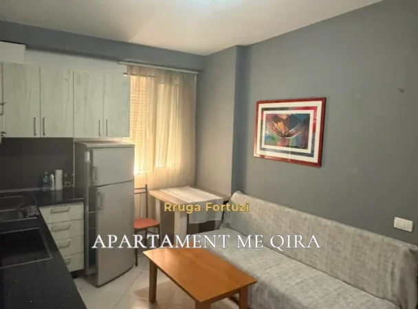 Tirane, jepet me qera apartament 1+1 Kati 0, 44 m² 430 € (Rruga Fortuzi)