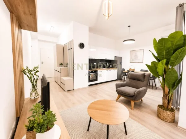 Tirane, jepet me qera apartament 1+1 Kati 6, 52 m² 550 € (ali demi)