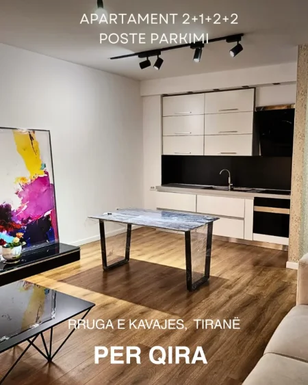 Tirane, jepet me qera apartament 2+1+Aneks+Ballkon Kati 1, 100 m² 1.500 € 