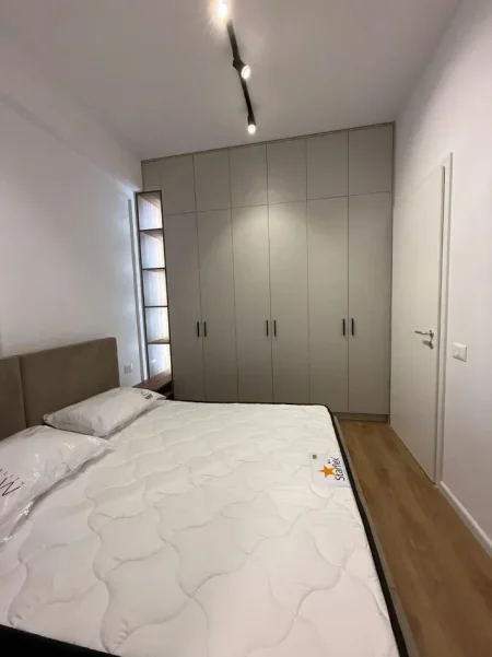 Tirane, jepet me qera apartament 1+1 Kati 5, 55 m² 500 € (Ali Demi)