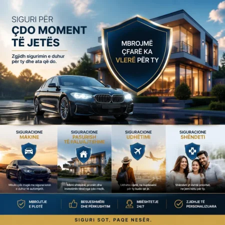 Tirane, ofroj Siguracione automjetesh, pasurish te paluajtshme, udhetim