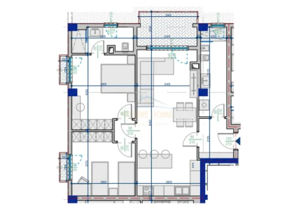Tirane, shitet apartament 2+1+Ballkon Kati 6, 110 m² 143.975 € (Paskuqan)