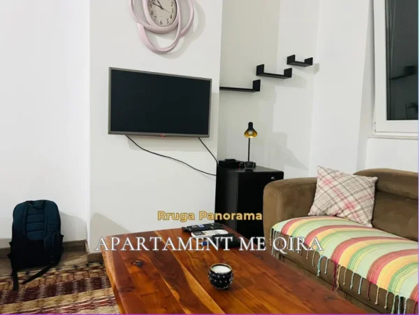 Tirane, jepet me qera apartament 2+1 Kati 12, 100 m² 700 € (Rruga Panorama)