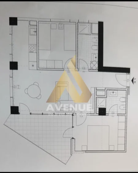 Tirane, shitet apartament 2+1 Kati 8, 99 m² 115.000 € (Rruga Sokrat Miho)