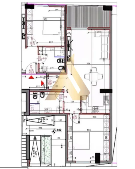 Tirane, shitet apartament 1+1 Kati 1, 85 m² 130.000 € (Kodra e Liqenit, Paskuqan)