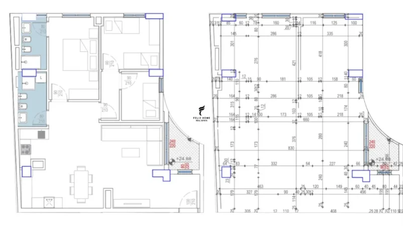 Tirane, shitet apartament 3+1 Kati 7, 125 m² 301.000 € (ZOGU I ZI)