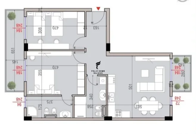 Tirane, shitet apartament 2+1 Kati 1, 115 m² 213.000 € (TEG)
