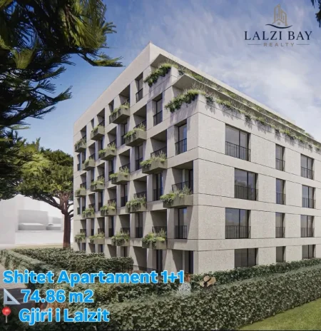 Gjiri Lalezit | Hamallaj, shitet apartament 1+1+Ballkon Kati 3, 75 m² (gjiri i Lalzit)