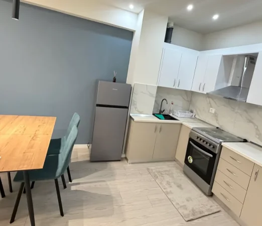 Shqiperi, jepet me qera apartament 1+1+Ballkon Kati 1, 60 m² 650 € (Treni)