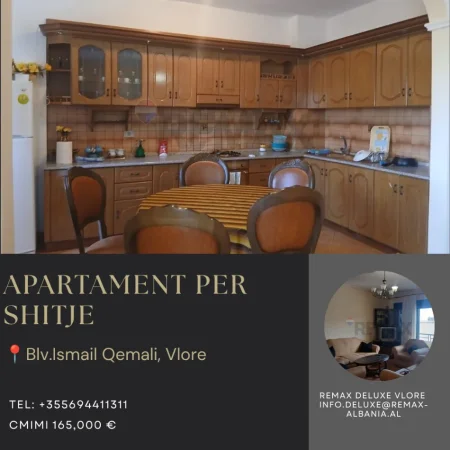 Vlore, shitet apartament 2+1+Ballkon Kati 5, 130 m² 165.000 € (Blv.Isamil Qemali, Vlore)