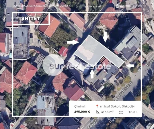 Shkoder, shitet , 417 m² 295.000 € 