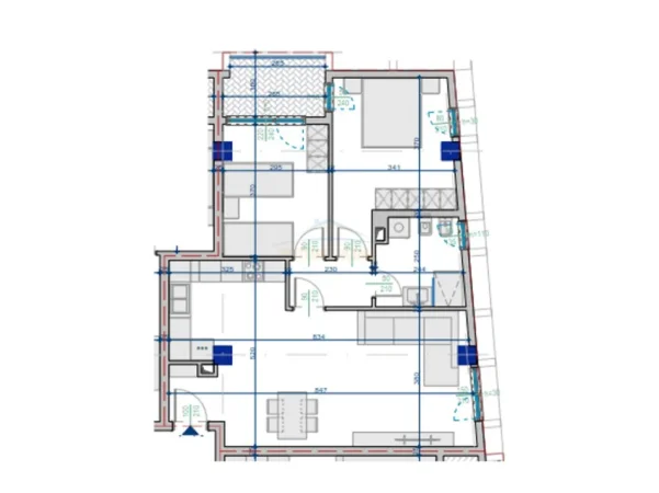 Tirane, shitet apartament 2+1 Kati 1, 98 m² 107.668 € (Paskuqan)