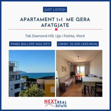 Lungomare, jepet me qera apartament 1+1+BLK Kati 2, 97 m² 30.000 Leke (Uje i Ftohte)
