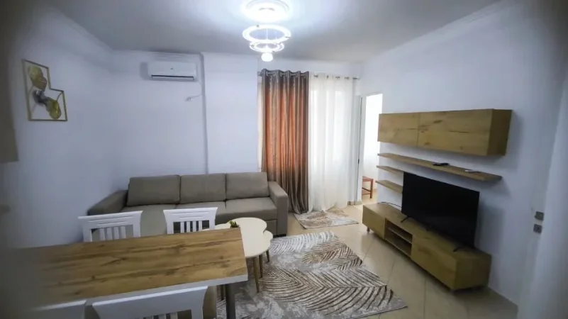 Tirane, jepet me qera apartament 1+1+Ballkon Kati 8, 63 m² 470 € (ASTIR)