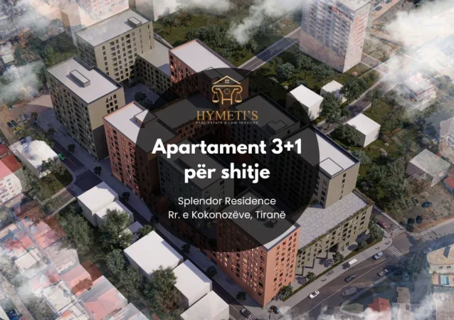Tirane, shitet apartament 3+1 , 149 m² (Splendor Residence, Rruga e Kokonozëve, Tiranë)