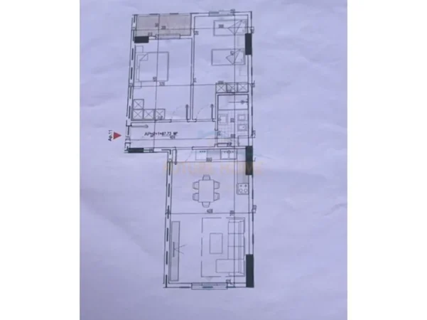 Tirane, shitet apartament 2+1+Ballkon Kati 2, 102 m² 112.904 € (Babrru)