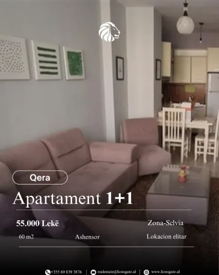 Tirane, jap me qera apartament 1+1 , 60 m² 550 € 