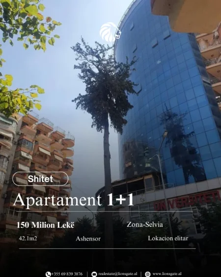 Tirane, shes 1+1 , 42 m² 140.000 € 