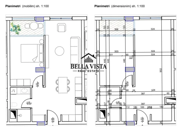 Sarande, shitet apartament 1+1 Kati 3, 73 m² 132.300 € 
