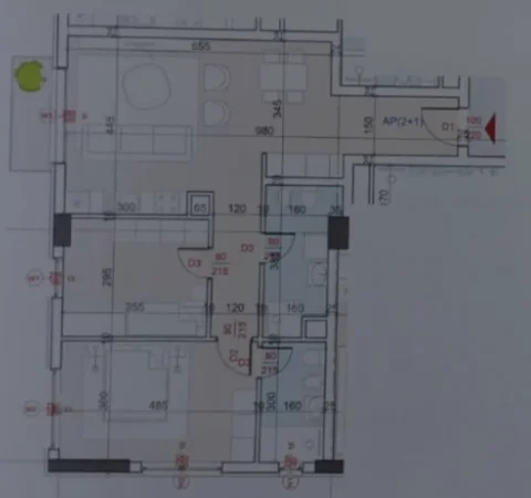 Tirane, shitet apartament 2+1+Aneks+Ballkon Kati 2, 98 m² 165.000 € (Porcelan)