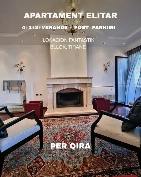 Tirane, jepet me qera apartament 4+1+Aneks+Ballkon Kati 10, 350 m² 5.000 € 