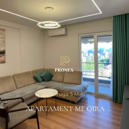 Tirane, jepet me qera apartament 2+1+Ballkon Kati 9, 100 m² 750 € Rruga 5 Maji