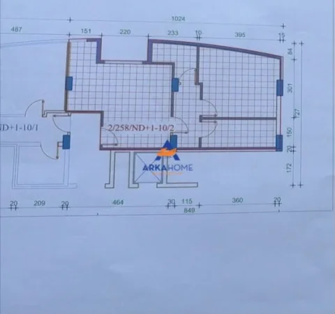 Tirane, shitet apartament 1+1+Ballkon Kati 4, 58 m² 178.000 € 
