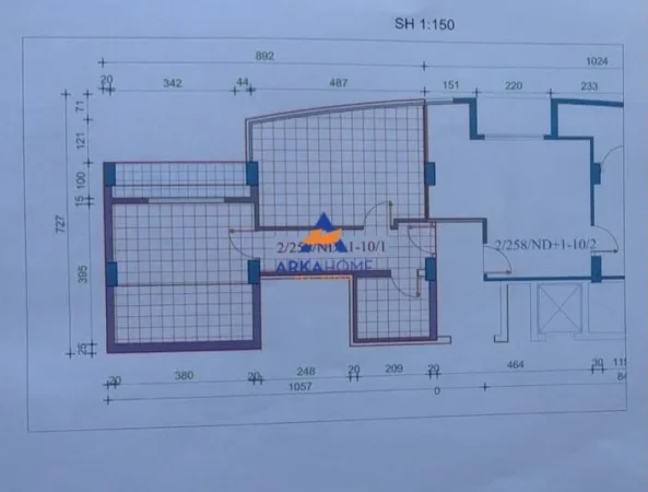 Tirane, shitet apartament 1+1+Ballkon Kati 4, 58 m² 178.000 € 