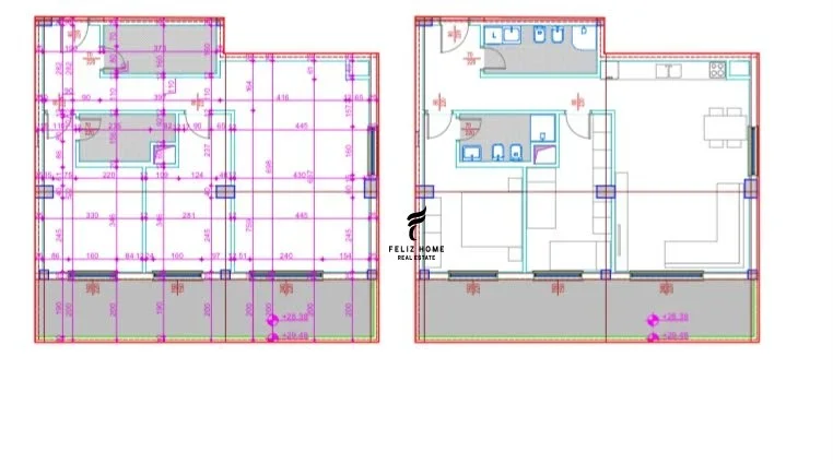 Tirane, jepet me qera zyre Kati 8, 106 m² 1.200 € (RRUGA E BARRIKADAVE)