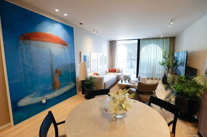 Himare, shitet apartament 2+1 Kati 0, 119 m² (Jale)