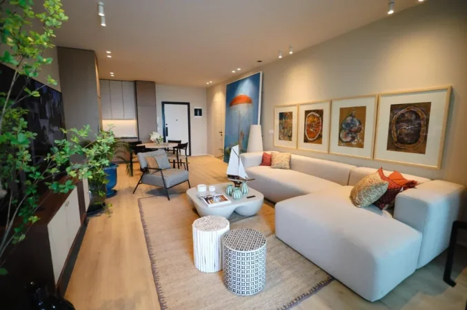 Himare, shitet apartament 2+1 Kati 0, 119 m² (Jale)