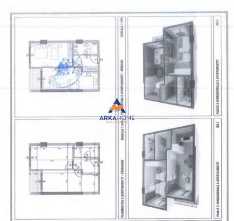 Durres, shitet apartament 1+1+Ballkon Kati 1, 68 m² 86.125 € 