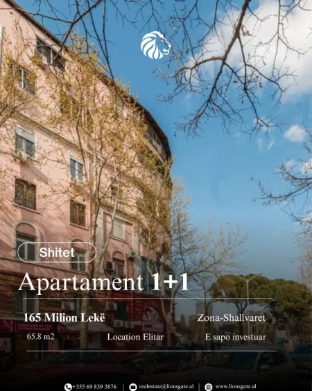 Tirane, shes 1+1 , 65 m² 1.650.000 € 