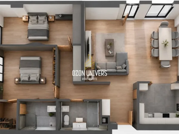 Durres, shitet apartament 2+1 Kati 0, 137 m² 274.160 € (Dyrrakium Residence, Durrës)