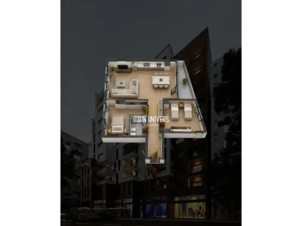 Tirane, shitet apartament 2+1+Ballkon Kati 8, 127 m² 209.715 € (Mara Residence, Don Bosko)
