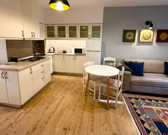 Tirane, jepet me qera apartament 1+1 Kati 1, 77 m² 641 € (Rruga e Elbasanit)
