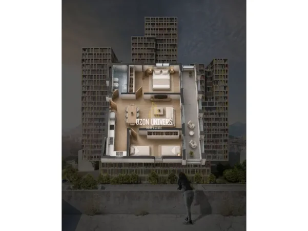 Tirane, shitet apartament 2+1+Ballkon Kati 5, 100 m² 252.000 € (Manhattan Residence, Zogu i Zi)