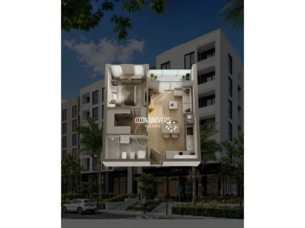 Durres, shitet apartament 1+1+Ballkon Kati 1, 60 m² 99.676 € (Mali i Robit, Golem)