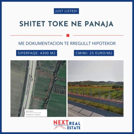 Vlore, shes toke 4.300 m² 107.500 Euro (Panaja, Vlore)