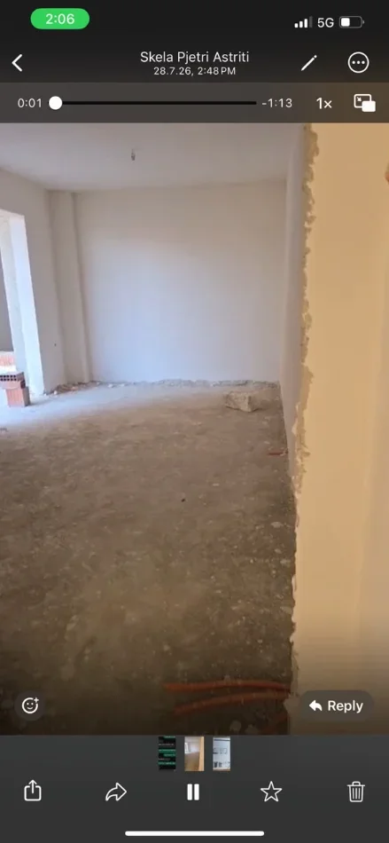 Tirane, shitet apartament 1+1+Ballkon Kati 1, 67 m² 55.000 € (Rruga Demokracia)