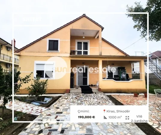 Shkoder, shitet Vile Vile 2 Katshe Kati 0, 1.000 m² 190.000 € (KIRAS, SHKODER)