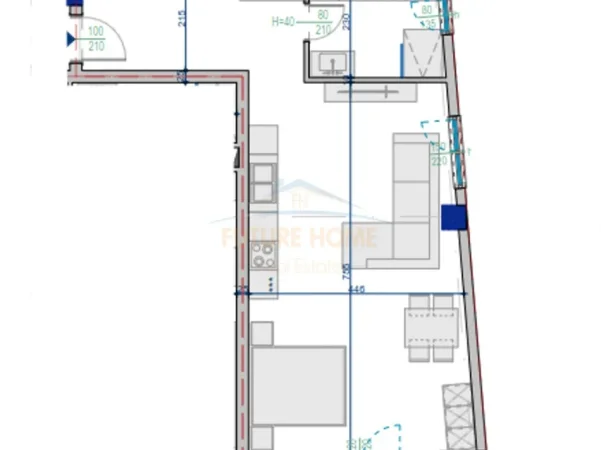 Tirane, shitet apartament 1+1 Kati 1, 68 m² 74.349 € (Paskuqan)