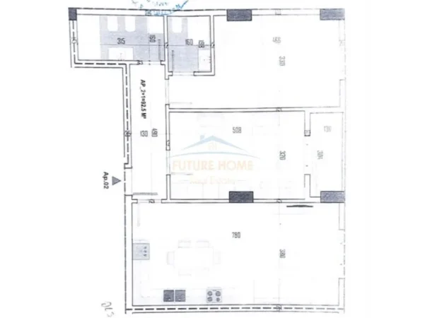 Tirane, shes apartament 2+1+Ballkon Kati 1, 107 m² 140.000 € (Paskuqan)