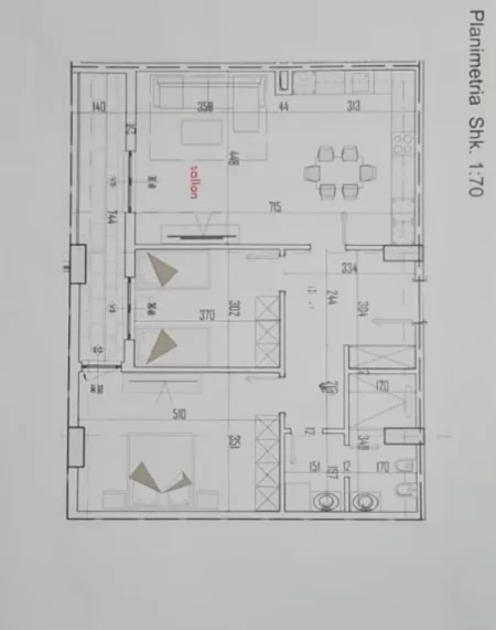 Tirane, shitet apartament 2+1+Aneks+Ballkon Kati 5, 118 m² 116.000 € (paskuqan)