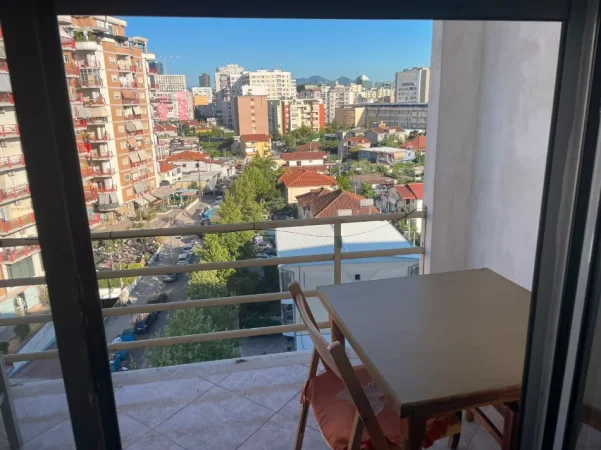 Tirane, jepet me qera apartament 1+1+Ballkon Kati 6, 58 m² 450 € (ne rrugen Don Bosko Tirane)