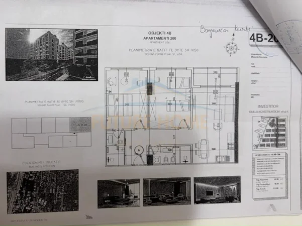 Durres, shitet apartament 2+1 , 111 m² 133.776 € (Rezidenca" Liburna", Mali i Robit)