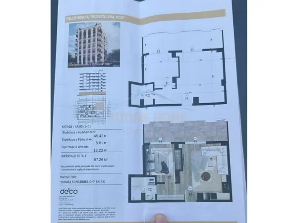Durres, shitet 1+1 Kati 0, 67 m² 87.438 € (Rezidenca"Bonita Luxury", Golem)